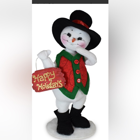 Anna Lee LLC Other - AnnaLee LLC. Snowman w/ Tophat